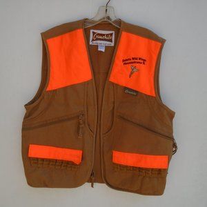 Gamehide Hunting Shooting Vest Men's Size M Orange/Brown
